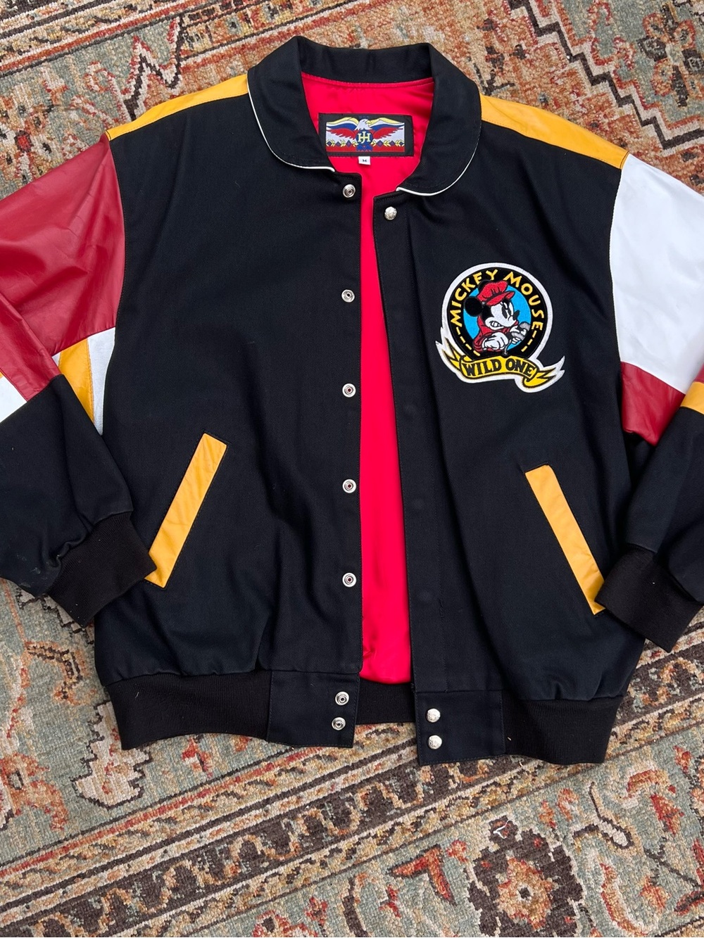 90’s Jeff Hamilton Mickey Mouse 'Wild One' Jacket